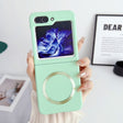 For Samsung Galaxy Z Flip5 Skin Feel Magsafe Magnetic Shockproof PC Phone Case(Green) - Galaxy Z Flip5 Cases by PMC TechLife | Online Shopping South Africa | PMC TechLife