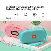 T&G TG179 Outdoor Multifunctional Wireless Bluetooth Speaker Support USB / TF / FM(Pink)