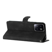 For Xiaomi 13 Pro Flower Butterfly Embossing Pattern Leather Phone Case(Black)