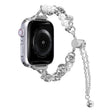 For Apple Watch Series 9 41mm Pearl Bracelet Metal Watch Band(Silver) - Watch Bands by PMC TechLife | Online Shopping South Africa | PMC TechLife