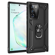 For Samsung Galaxy Note 20+ 5G Shockproof TPU + PC Protective Case with 360 Degree Rotating Holder(Black)