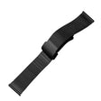 For Apple Watch 6 40mm Magnetic Buckle Herringbone Mesh Metal Watch Band(Black) - Watch Bands by PMC TechLife | Online Shopping South Africa | PMC TechLife