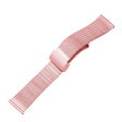 For Apple Watch 2 38mm Magnetic Buckle Herringbone Mesh Metal Watch Band(Pink) - Watch Bands by PMC TechLife | Online Shopping South Africa | PMC TechLife