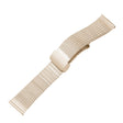 For Apple Watch 42mm Magnetic Buckle Herringbone Mesh Metal Watch Band(Starlight) - Watch Bands by PMC TechLife | Online Shopping South Africa | PMC TechLife