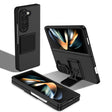 For Samsung Galaxy Z Fold5 Three-dimensional Folding Holder PC Phone Case(Black) - free shipping - PMC TechLife - Order now!