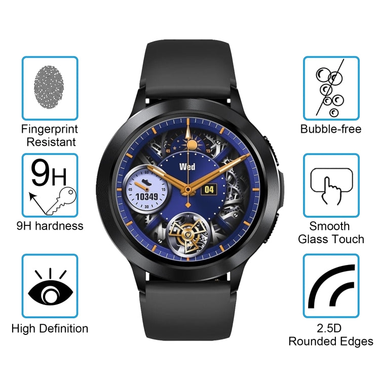 For Zeblaze Btalk 2 10pcs 0.26mm 2.5D 9H Tempered Glass Film Watch Screen Protector