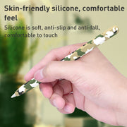 For Apple Pencil 2 LOVE MEI Camouflage Silicone Protective Pen Case(Yellow)