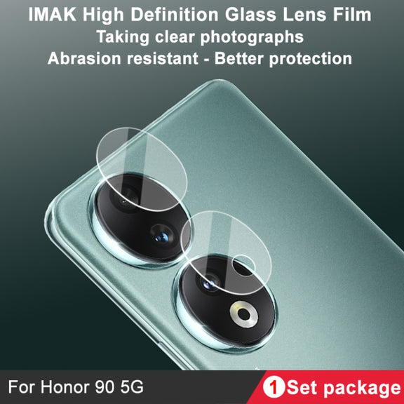 For Honor 90 5G IMAK Rear Camera Glass Lens Film, 1 Set Package