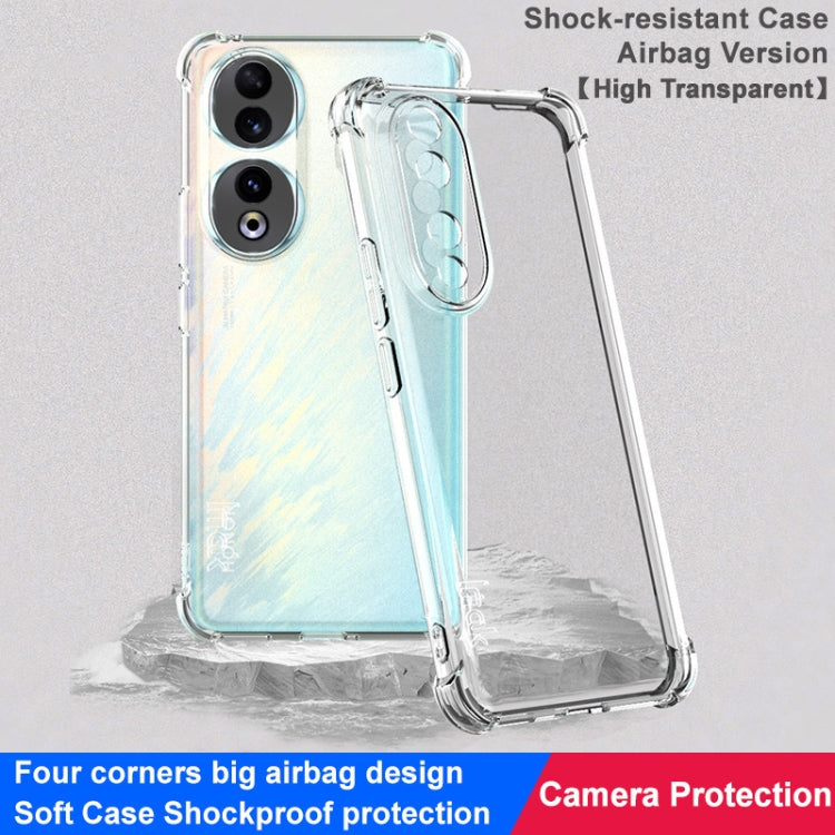 For Honor 90 imak Shockproof Airbag TPU Phone Case(Transparent)