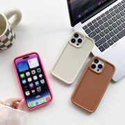 For iPhone 13 Pro Max Shockproof Frame Frosted TPU Phone Case(Black)