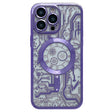 For iPhone 14 Pro Max Electroplated Circuit Board Pattern MagSafe Phone Case(Purple) - free shipping - PMC TechLife - Order now!