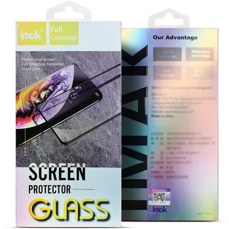 For Xiaomi Redmi Note 12S 4G imak 9H Surface Hardness Full Screen Tempered Glass Film Pro+ Series