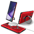 For Samsung Galaxy Note20 Ultra MagSafe Magnetic Holder Phone Case(Red) - Galaxy Note20 Ultra Cases by PMC TechLife | Online Shopping South Africa | PMC TechLife