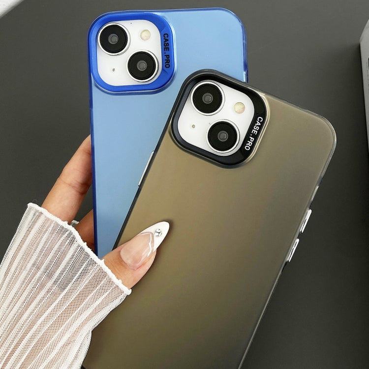 For iPhone 13 Pro Semi Transparent Frosted PC Phone Case(Purple)