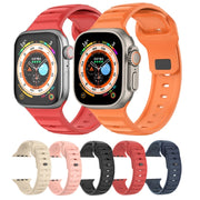 For Apple Watch SE 2022 40mm Dot Texture Fluororubber Watch Band(Starlight)