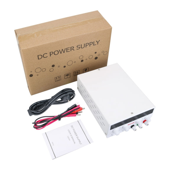 GVDA SPS-H3010 30V-10A Adjustable Voltage Regulator, Specification:EU Plug(Black)