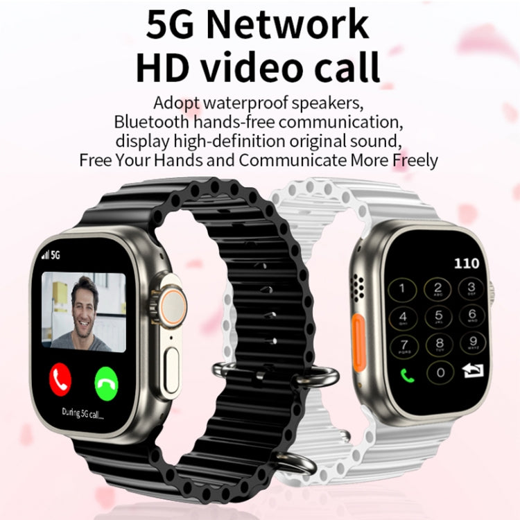 GS29 2.08 inch IP67 Water-resistant 4G Android 9.0 Smart Watch Support AI Video Call / GPS, Specification:4G+64G(Black)