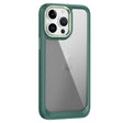 For iPhone 14 Pro Max Carbon Fiber Transparent Back Panel Phone Case(Green) - free shipping - PMC TechLife - Order now!