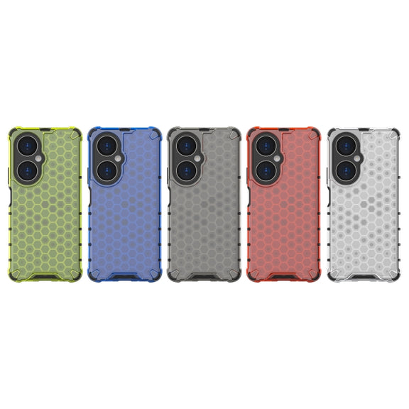 For Huawei nova 11i Shockproof Honeycomb PC + TPU Phone Case(White)