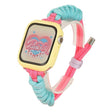 For Apple Watch 7 45mm Twist Knotted Nylon Watch Band(Mint Green Rose Red) - Watch Bands by PMC TechLife | Online Shopping South Africa | PMC TechLife