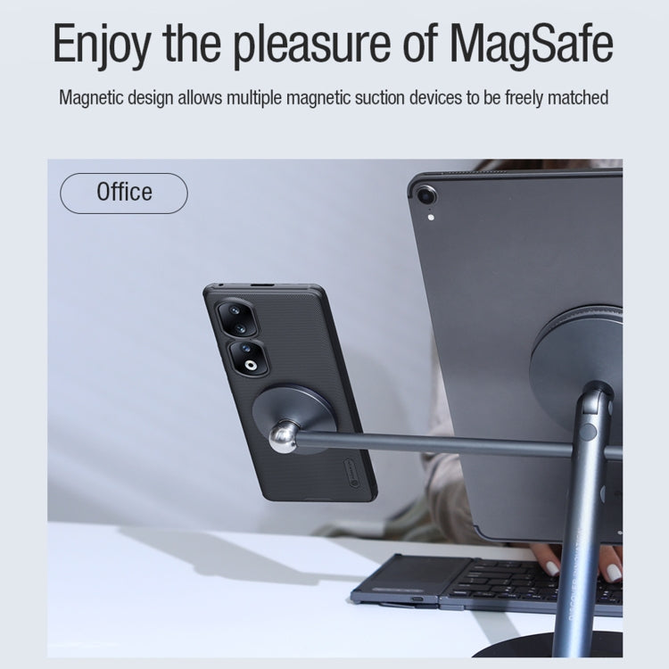 For Honor 90 Pro NILLKIN Frosted Shield Pro Magnetic Phone Case(Green)