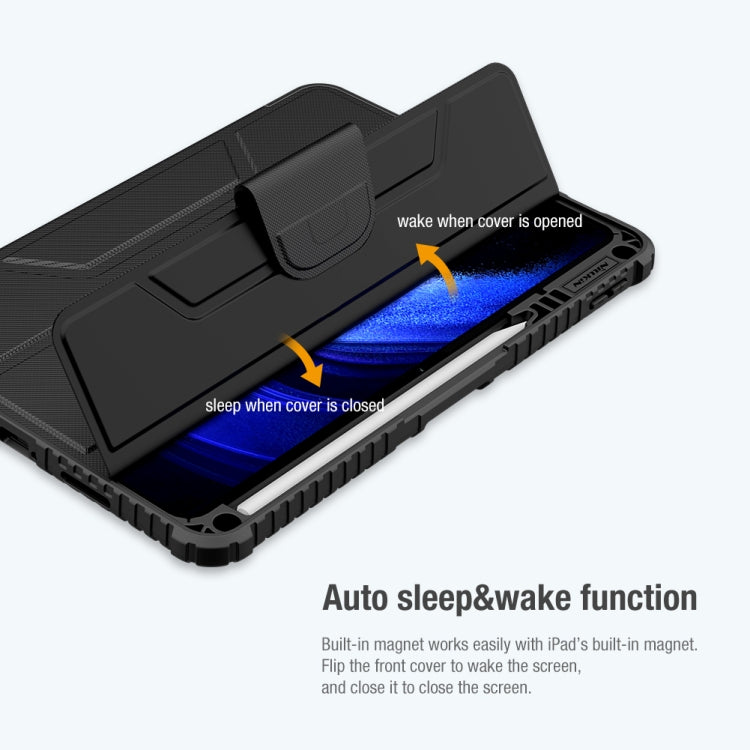 For Xiaomi Pad 6 / Pad 6 Pro NILLKIN Bumper Pro Camshield Tablet Leather Case(Black)