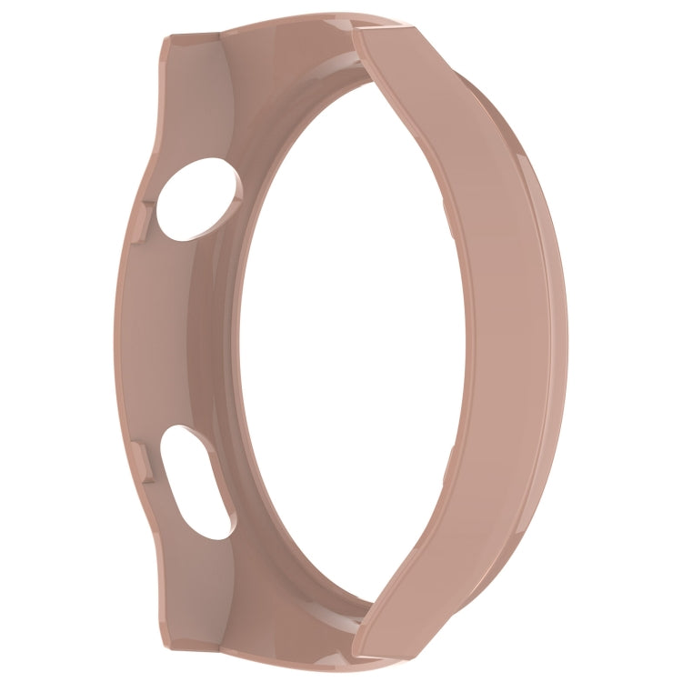 For Huawei Watch 4 Pro Half Coverage Hollowed Watch Protective Case + Hydrogel Film Set(Pink)