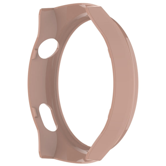 For Huawei Watch 4 Pro Half Coverage Hollowed Watch Protective Case + Hydrogel Film Set(Pink)