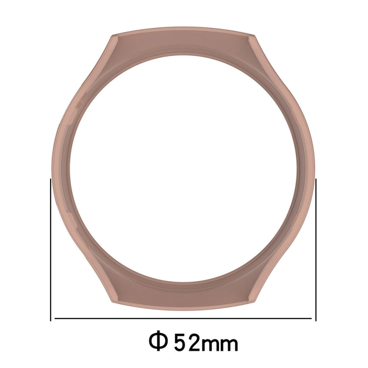 For Huawei Watch 4 Pro Half Coverage Hollowed Watch Protective Case + Hydrogel Film Set(Pink)