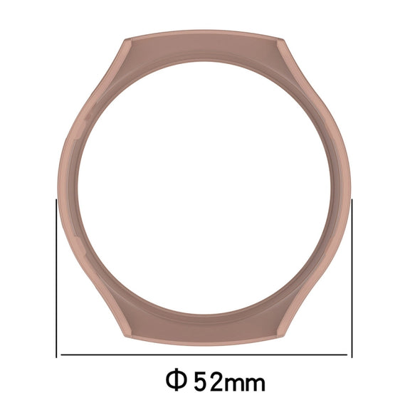 For Huawei Watch 4 Pro Half Coverage Hollowed Watch Protective Case + Hydrogel Film Set(Pink)