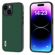 For iPhone 15 Plus ABEEL Genuine Leather Silky Soft Black Edge Phone Case(Green) - free shipping - PMC TechLife - Order now!