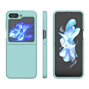 For Samsung Galaxy Z Flip5 Silicone Skin Feel Folding Phone Case(Navy Blue)