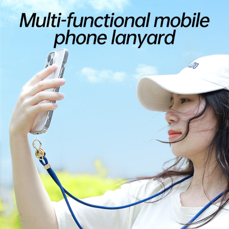 SULADA Multifunctional Universal Mobile Phone Love Lanyard(Black)
