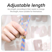SULADA Multifunctional Universal Mobile Phone Love Lanyard(Blue)