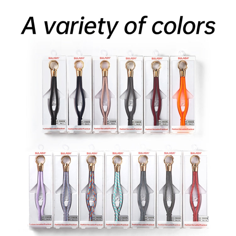 SULADA Multifunctional Universal Mobile Phone Wrist Lanyard(Red White)