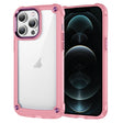 For iPhone 12 Pro Skin Feel TPU + PC Phone Case(Transparent Pink) - free shipping - PMC TechLife - Order now!