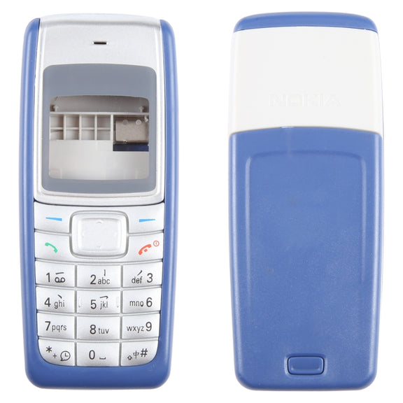 For Nokia 1110 / 1112 Full Housing Cover(Blue)