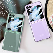 For Samsung Galaxy Z Flip5 GKK Integrated Electroplating Full Coverage Phone Case(Transparent)