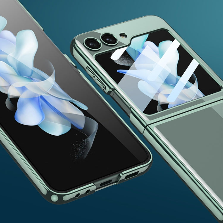 For Samsung Galaxy Z Flip5 GKK Integrated Electroplating Full Coverage Phone Case(Transparent)