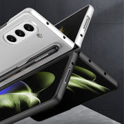 For Samsung Galaxy Z Fold5 GKK Ultra-thin Full Coverage Phone Flip Case with Pen Slot(Black)