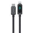 WK WDC-08 PD 20W USB-C/Type-C to 8 Pin Digital Display Data Cable, Length: 1m(Black) - free shipping - PMC TechLife - Order now!
