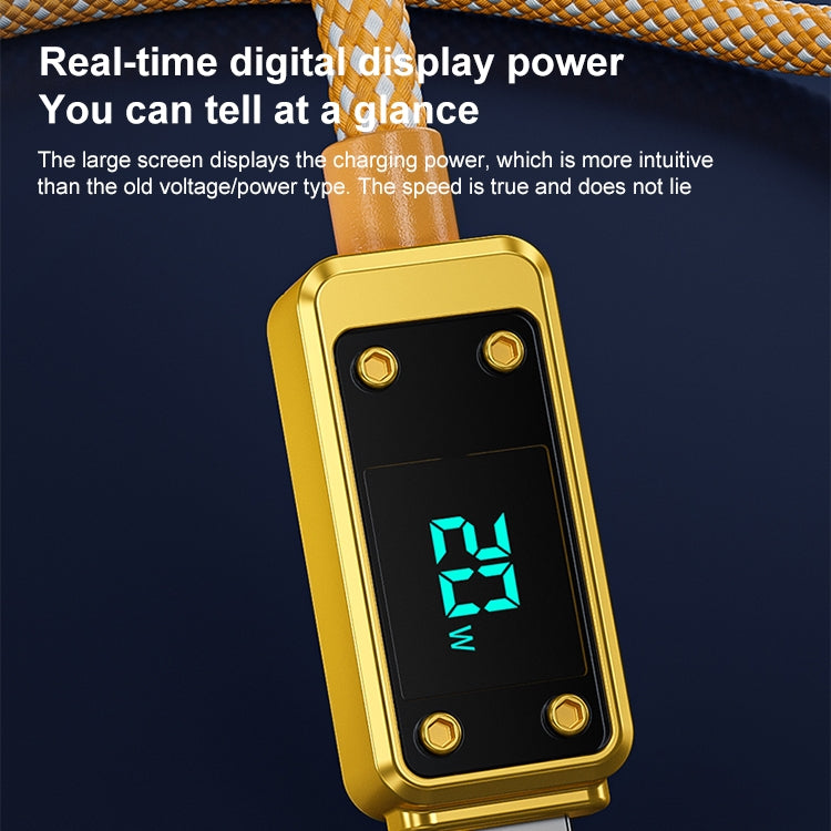 WK WDC-08 PD 20W USB-C/Type-C to 8 Pin Digital Display Data Cable, Length: 1m(Yellow)