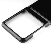 For Motorola Razr 40 Ultra PC Frosted Shockproof Protective Phone Case(Black)