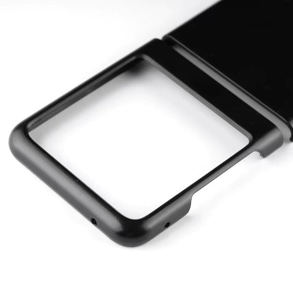 For Motorola Razr 40 Ultra PC Frosted Shockproof Protective Phone Case(Black)