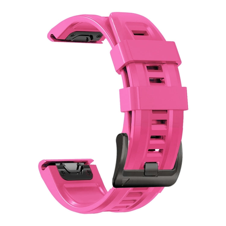 Compatible with Garmin Epix Pro 47mm Sport Pure Color Silicone Watch Band(Pink)