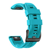 Compatible with Garmin Epix Pro 47mm Sport Pure Color Silicone Watch Band(Sky Blue)