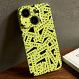 For iPhone 14 Painted Pattern Precise Hole PC Phone Case(Green Label) - iPhone 14 Cases by PMC TechLife | Online Shopping South Africa | PMC TechLife