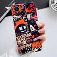 For iPhone 14 Painted Pattern Precise Hole PC Phone Case(Orange Comics) - iPhone 14 Cases by PMC TechLife | Online Shopping South Africa | PMC TechLife