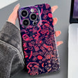 For iPhone 14 Pro Max Painted Pattern Precise Hole PC Phone Case(Black Red Graffiti) - iPhone 14 Pro Max Cases by PMC TechLife | Online Shopping South Africa | PMC TechLife