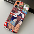 For iPhone 12 Painted Pattern Precise Hole PC Phone Case(Holiday Uncle) - iPhone 12 / 12 Pro Cases by PMC TechLife | Online Shopping South Africa | PMC TechLife